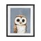 Stupell Industries Sweet Woodland Owl Framed Print Under Glass, design by Christine Simpson Art